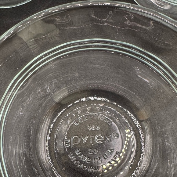 Set of 5 Pyrex 6 oz Bowls #463 Custard Cup Dessert Bowls - Picture 2 of 4